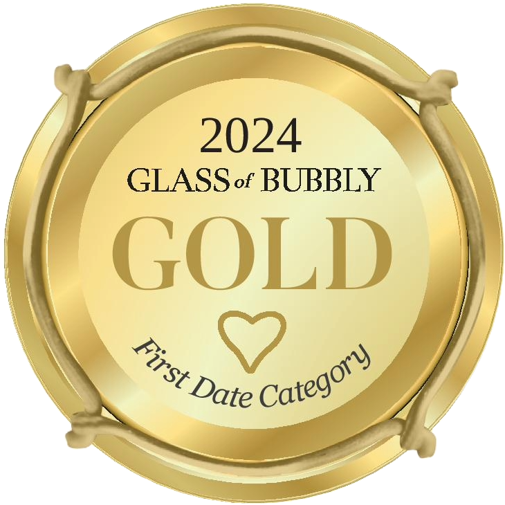 The gold award for 2024's glass of bubbly - first date category